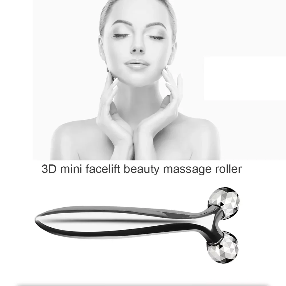 Roller Massager 360 Rotate Silver Thin Face Full Body Shape Massager Lifting Wrinkle Remover Facial Massage Relaxation Tool
Roller Massager 360 Rotate Silver Thin Face Full Body Shape Massager Lifting Wrinkle Remover Facial Massage Relaxation Tool