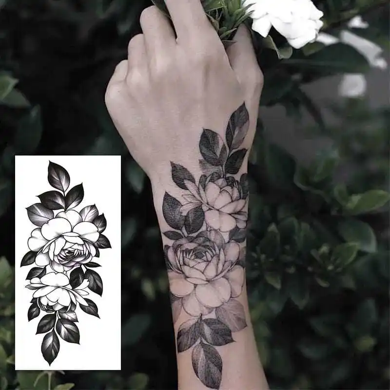 Hand Back Flower Tattoo Waterproof Long-Lasting Fake Tattoo for Woman Men Arm Tattoo Temporary Tattoos Art Tattoo Sticker
Hand Back Flower Tattoo Waterproof Long-Lasting Fake Tattoo for Woman Men Arm Tattoo Temporary Tattoos Art Tattoo Sticker
