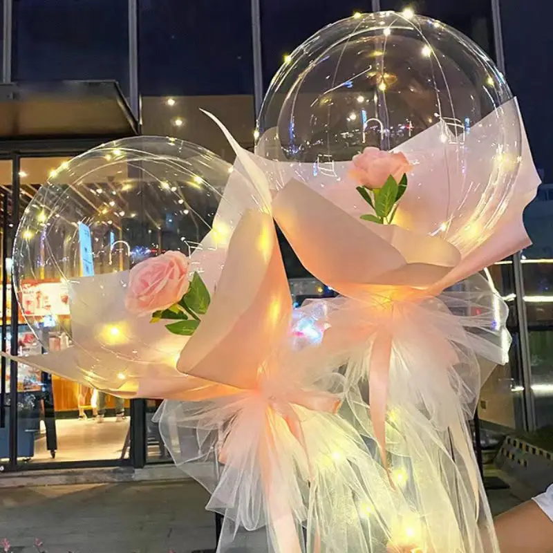 New Balloon LED lighting Valentine's Day LED Rose wedding supplies decorated shopping mall scene layout Party Baby Shower Decors
New Balloon LED lighting Valentine's Day LED Rose wedding supplies decorated shopping mall scene layout Party Baby Shower Decors
