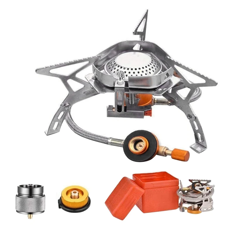 Camping Stove Camping Gas Stove Folding Lightweight Windproof Backpacking Stove For Backpacking Hiking Camping Cooking
Camping Stove Camping Gas Stove Folding Lightweight Windproof Backpacking Stove For Backpacking Hiking Camping Cooking