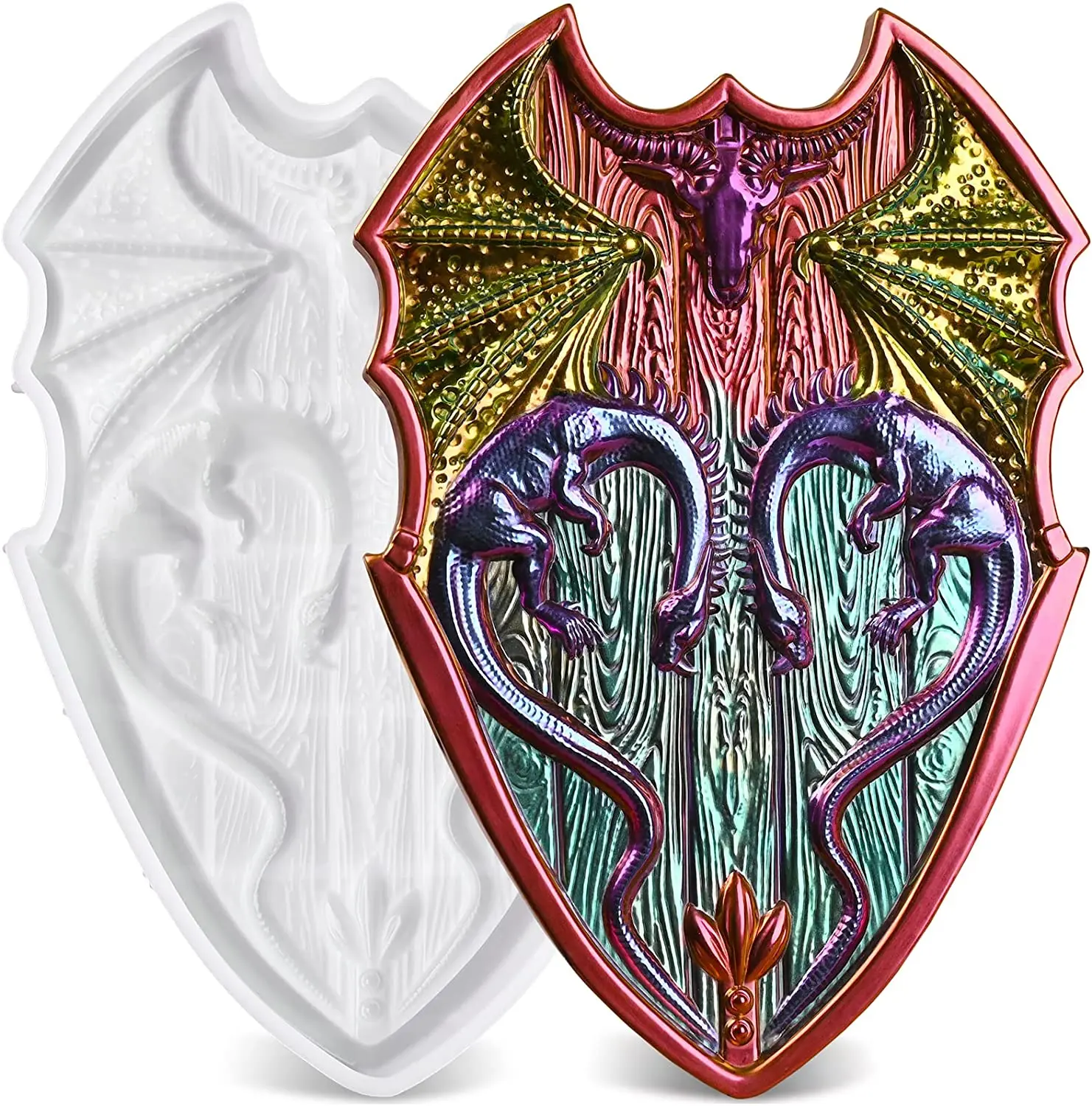 Полутрехмерная подвеска с изображением дракона
Полутрехмерная подвеска с изображением дракона