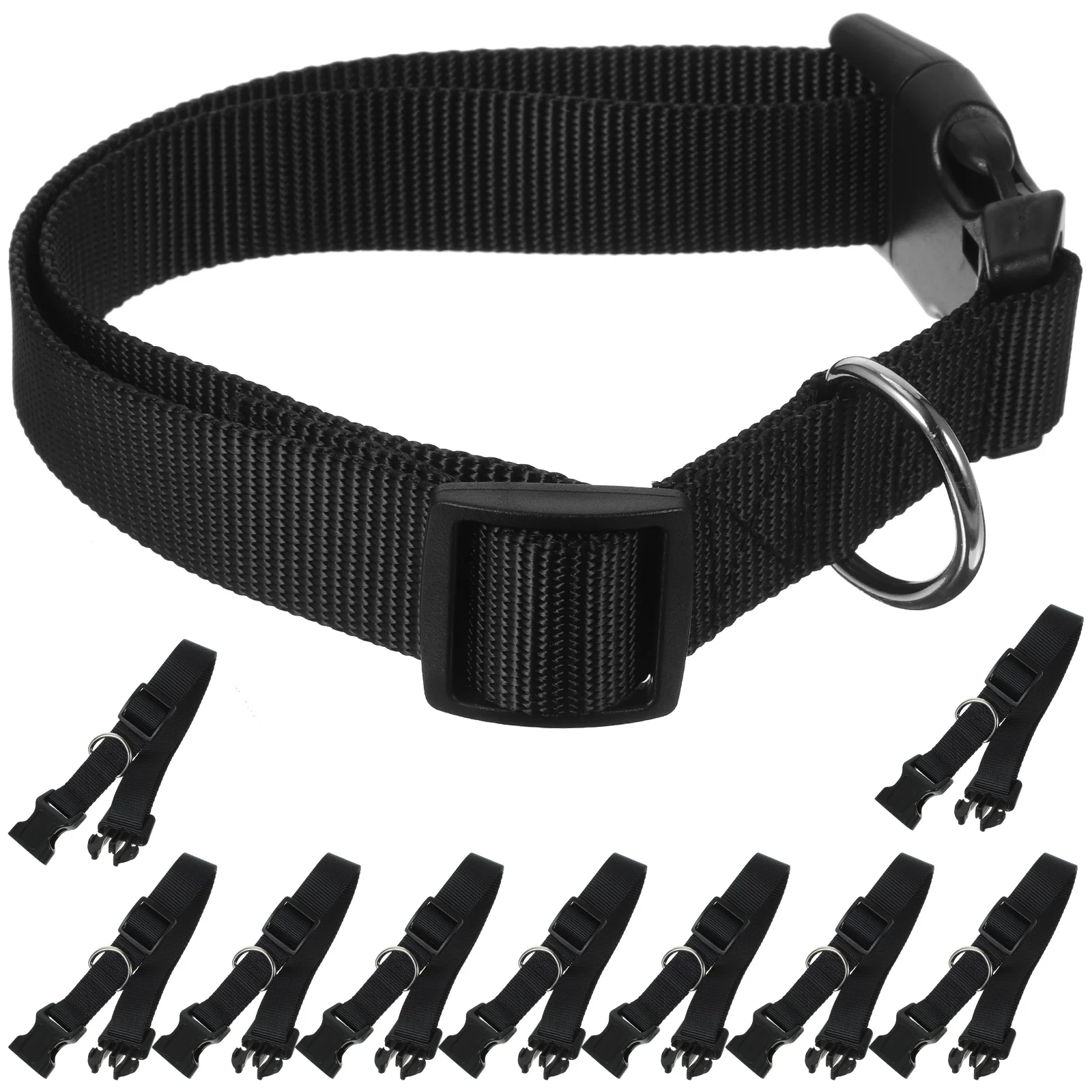 

10 Pcs Adjustable Goat Collar Whelping Collars Cow Anti-lost Plastic Halter Farm Animal Accessories