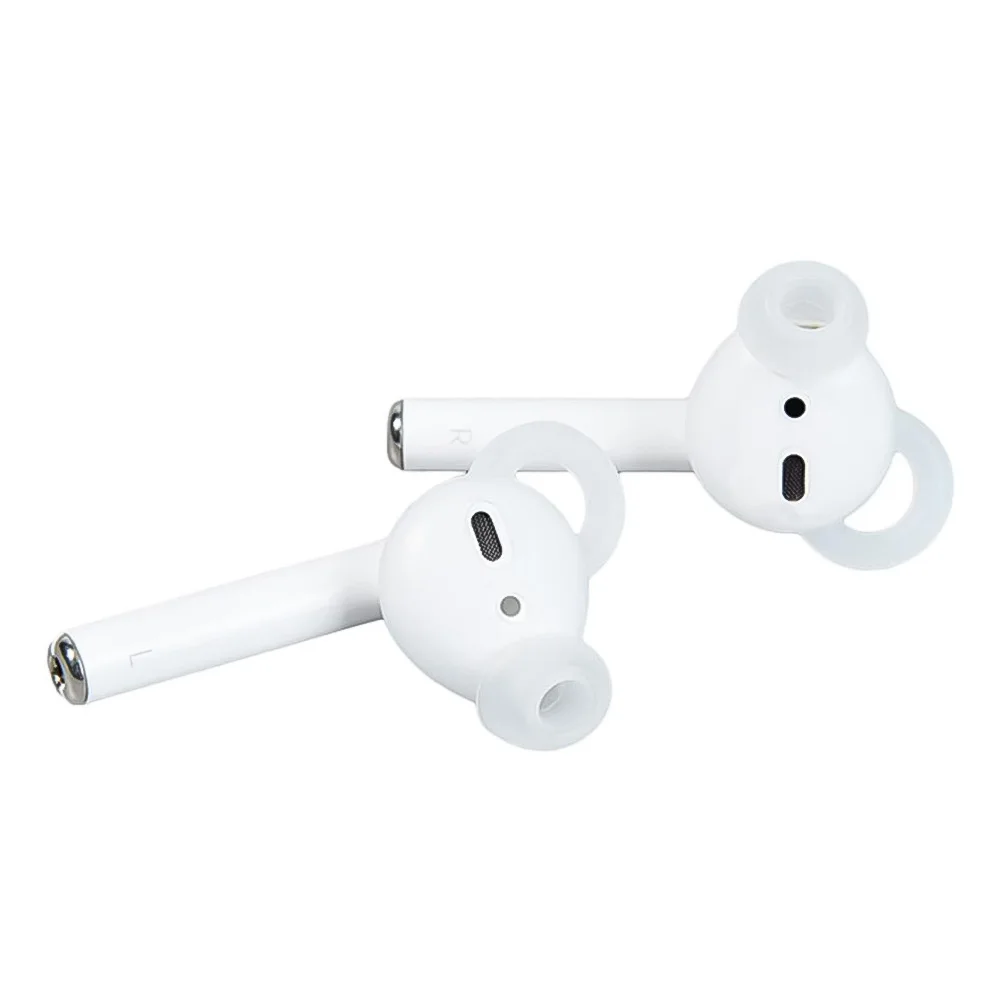 2pcs In-Ear Soft Silicone Eartips Case Cover For Airpods Protective Ear Pads Earphone Cup Earpads With Anti-slip Earhook
2pcs In-Ear Soft Silicone Eartips Case Cover For Airpods Protective Ear Pads Earphone Cup Earpads With Anti-slip Earhook