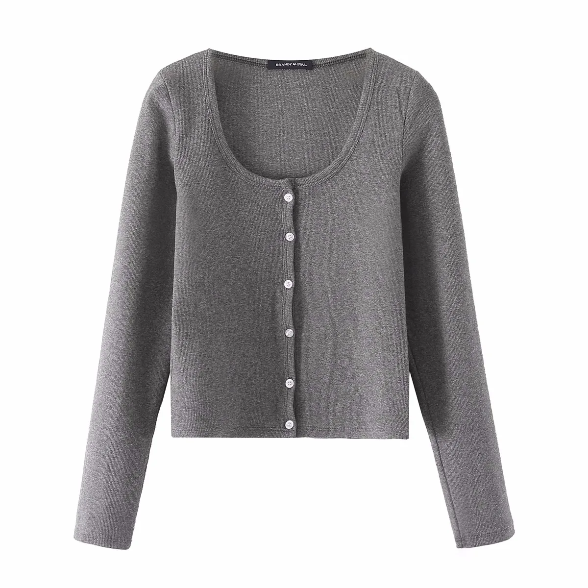 Fashion American Vintage Brandy Slim Fit Slim Single breasted Temperament Long Sleeve Knitted Melville Top Spicy Girl Cardigan
Fashion American Vintage Brandy Slim Fit Slim Single breasted Temperament Long Sleeve Knitted Melville Top Spicy Girl Cardigan