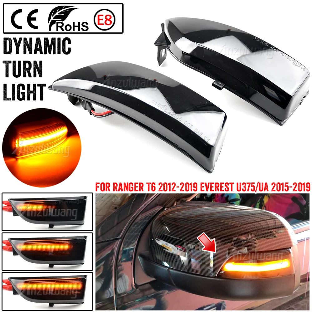 2PCS LED Dynamic Side Mirror Blinker Indicator Sequential Turn Signal Light For Ford Ranger T6 2012-2019 Raptor Everest
2PCS LED Dynamic Side Mirror Blinker Indicator Sequential Turn Signal Light For Ford Ranger T6 2012-2019 Raptor Everest