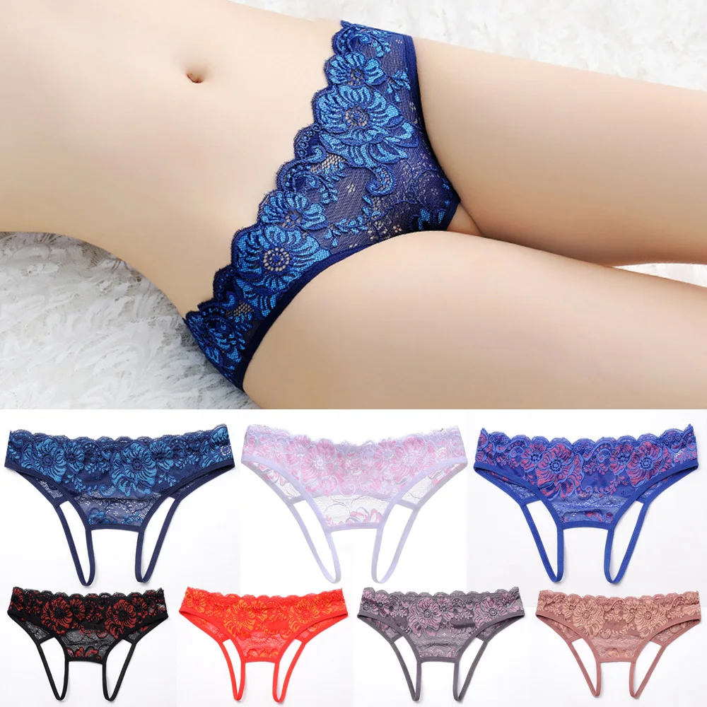 Women Sexy Crotchless Underwear Underpants Lace Transparent Briefs Open Crotch Panties Culotte Femme Erotic Lingerie
Women Sexy Crotchless Underwear Underpants Lace Transparent Briefs Open Crotch Panties Culotte Femme Erotic Lingerie