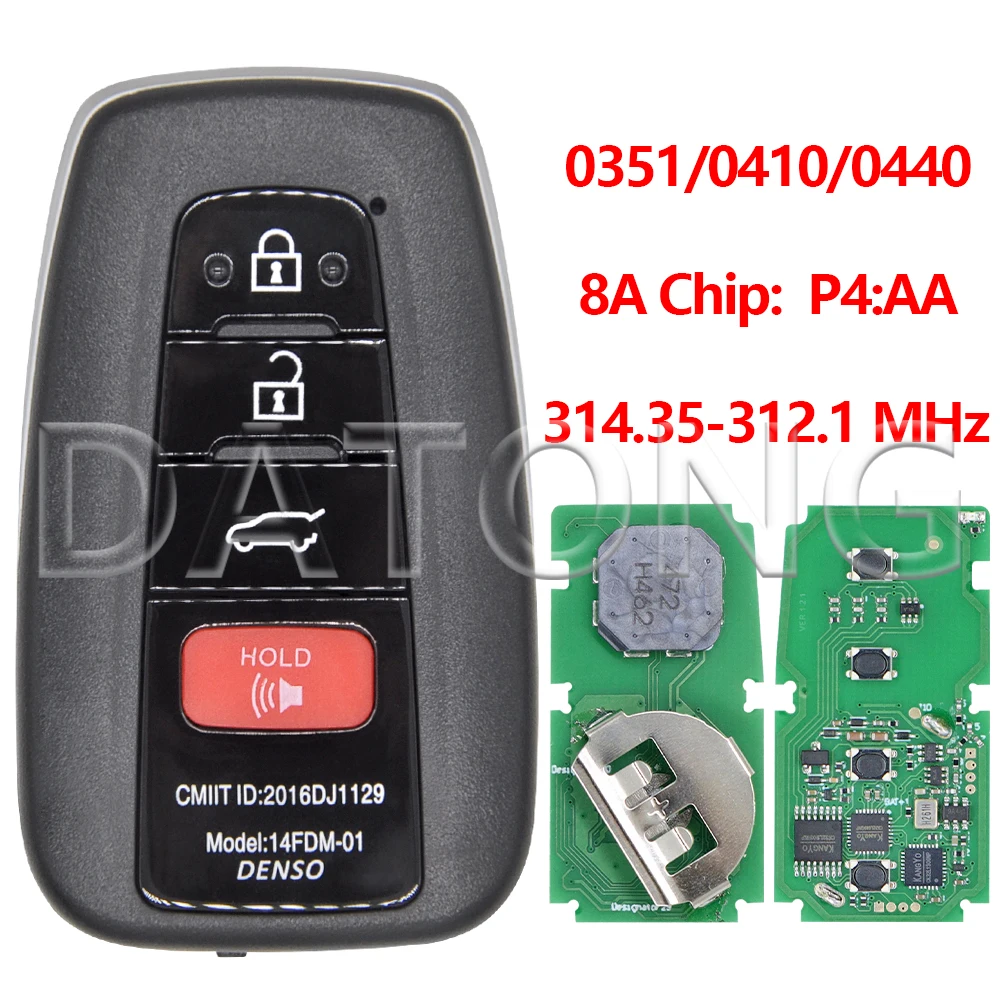 Плата Datong: 0351/0410/0440 HYQ14FBC 8A чип 314-312 МГц автомобильный дистанционный ключ для Camry Avalon Prius Hybrid RAV4 Highlander 4 Runner
Плата Datong: 0351/0410/0440 HYQ14FBC 8A чип 314-312 МГц автомобильный дистанционный ключ для Camry Avalon Prius Hybrid RAV4 Highlander 4 Runner