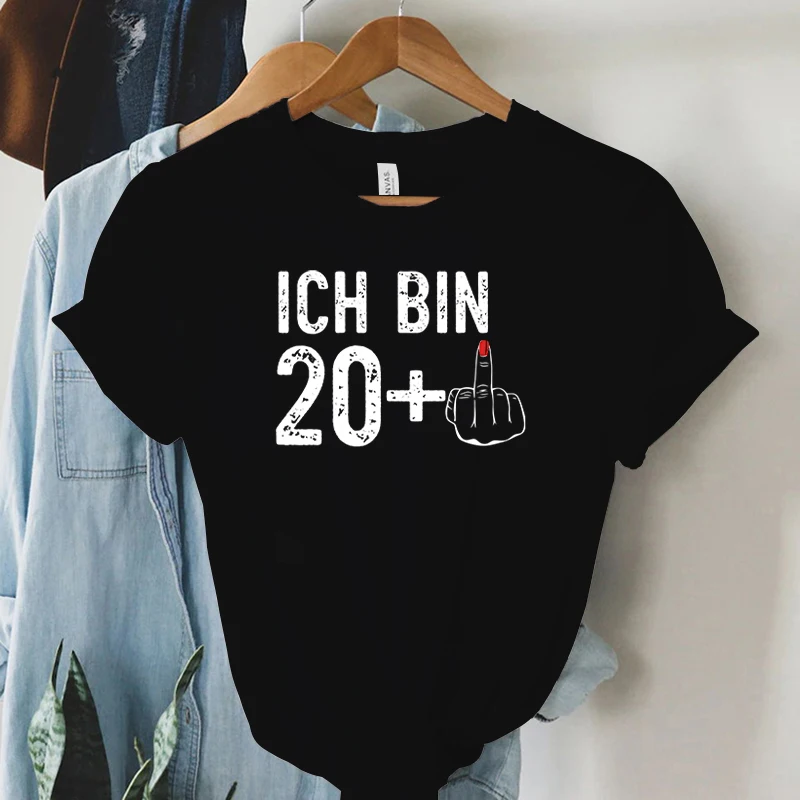 Middle Finger Funny Print T Shirt Woman Summer Clothes 2023 Trending Casaul Fashion Tee Shirt Ulzzang T Shirts ICH BIN 20 Plus
Middle Finger Funny Print T Shirt Woman Summer Clothes 2023 Trending Casaul Fashion Tee Shirt Ulzzang T Shirts ICH BIN 20 Plus