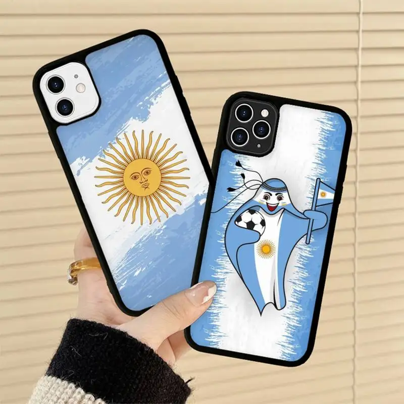 Argentina Flag Phone Case Silicone PC+TPU Case for iPhone 11 12 13 Pro Max 8 7 6 Plus X SE XR Hard Fundas
Argentina Flag Phone Case Silicone PC+TPU Case for iPhone 11 12 13 Pro Max 8 7 6 Plus X SE XR Hard Fundas