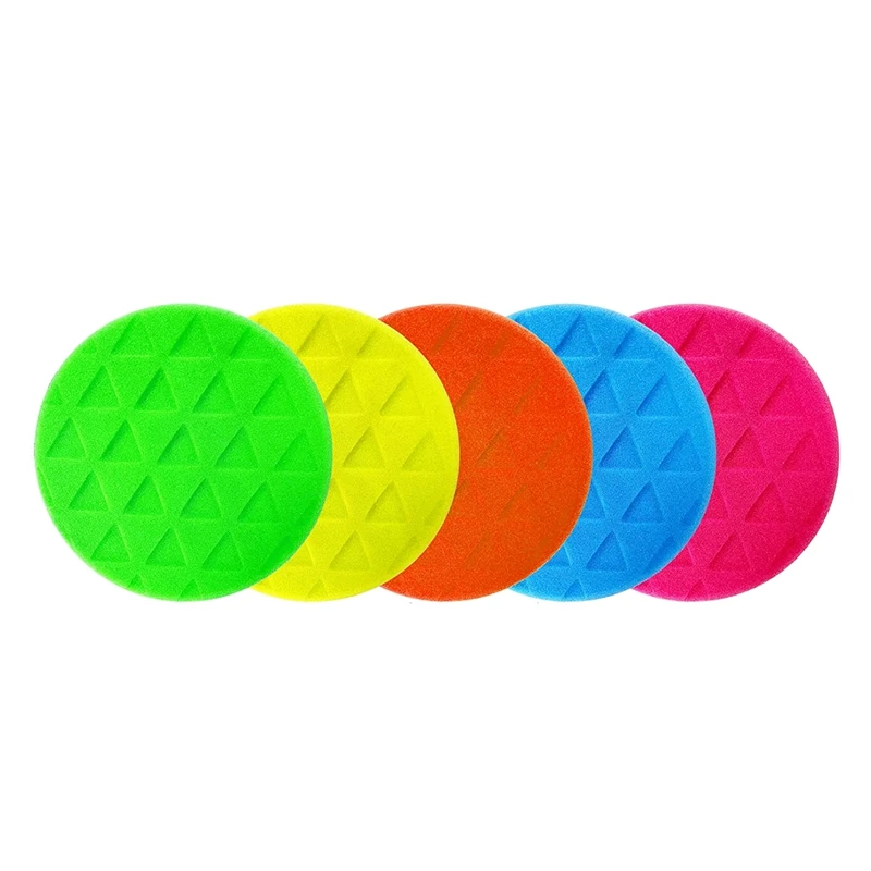 Buffing Pads Kit, 5 Piece 6 Inch Pads Set, Triangular Design Car Pads For Car Cushion Polisher, Polishing And Waxing
Buffing Pads Kit, 5 Piece 6 Inch Pads Set, Triangular Design Car Pads For Car Cushion Polisher, Polishing And Waxing