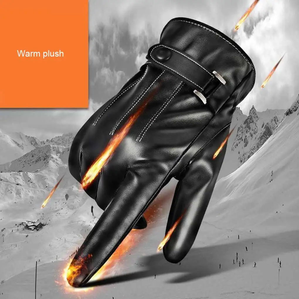 Winter Nonslip Waterproof Glove Windproof Leather Gloves Warm-keeping Mittens Cycling Hand Equipment for Sport
Winter Nonslip Waterproof Glove Windproof Leather Gloves Warm-keeping Mittens Cycling Hand Equipment for Sport