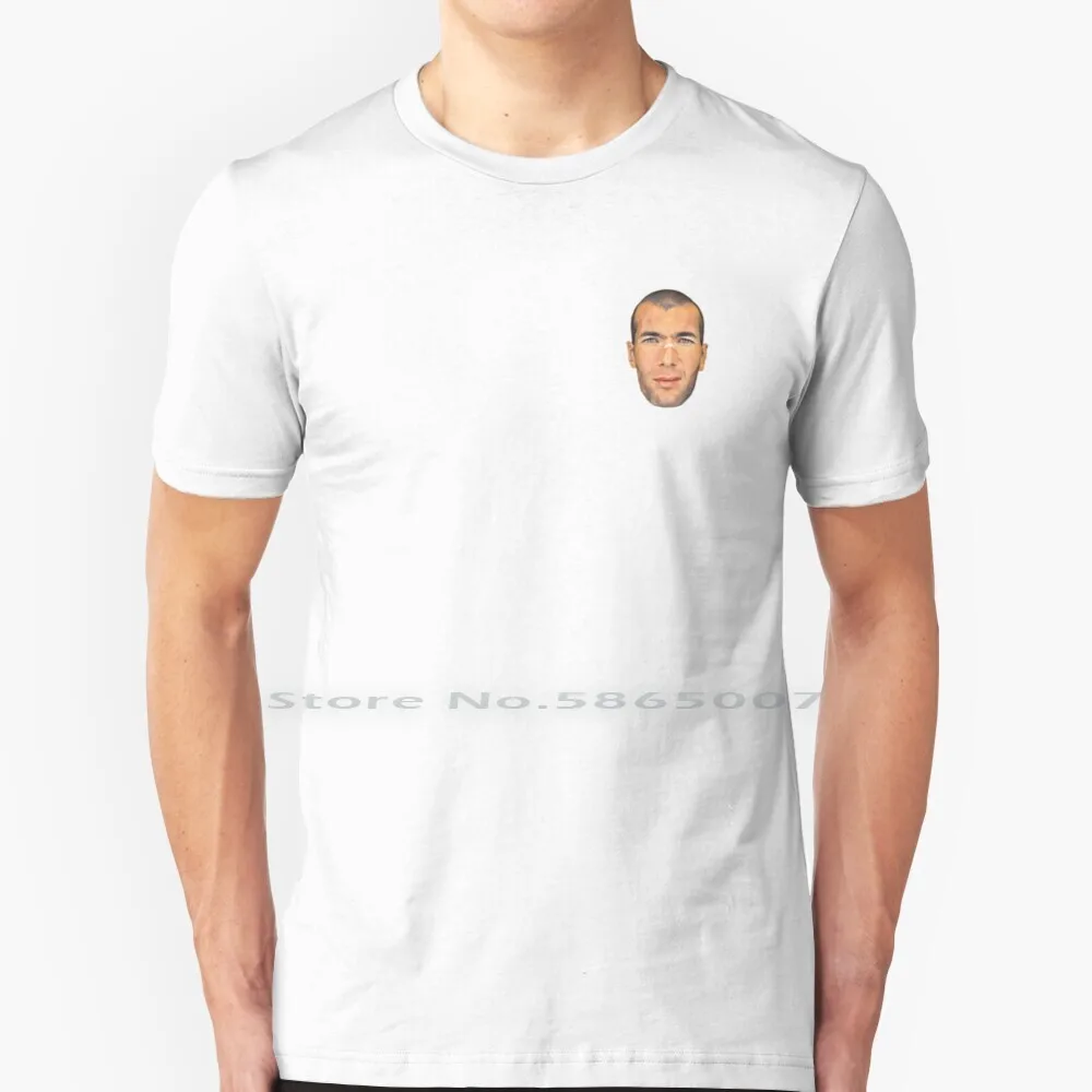 Zidane T Shirt 100% Cotton Zidane Dick 10 France Blue Soccer 98 Footballer Zinedine Portrait Head Big Size 6xl Tee Gift Fashion
Zidane T Shirt 100% Cotton Zidane Dick 10 France Blue Soccer 98 Footballer Zinedine Portrait Head Big Size 6xl Tee Gift Fashion
