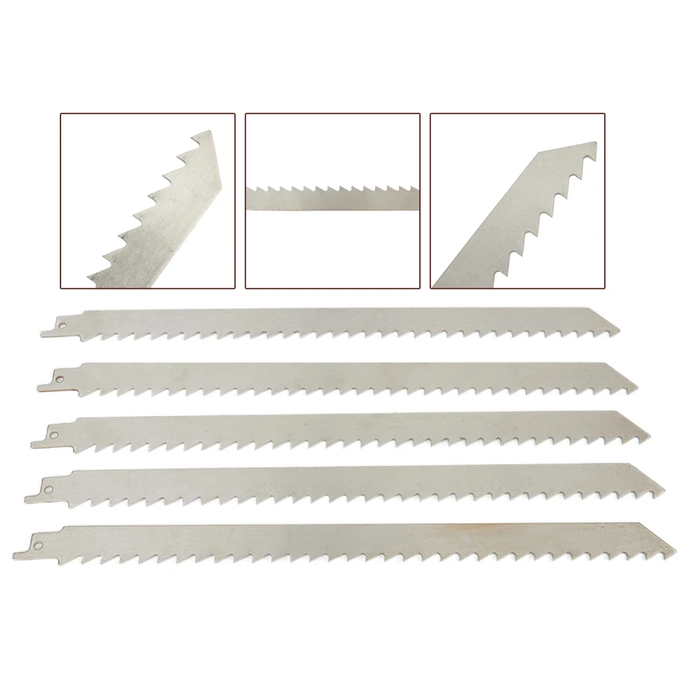 Lightweight Saw Blade Reciprocating S1211K Sharp Stainless steel 300 * 19mm 300mm 5PCS Cutting Ice and Frozen Meat
Lightweight Saw Blade Reciprocating S1211K Sharp Stainless steel 300 * 19mm 300mm 5PCS Cutting Ice and Frozen Meat