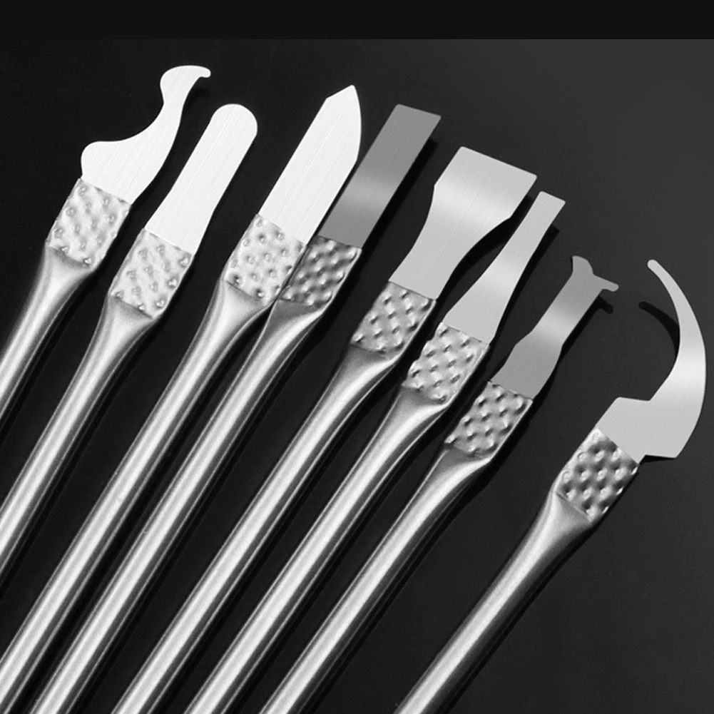 8Pcs/Set Metal Spudger 168 Mm Disassemble CPU Chips Crowbar Phone Repair Tools For BGA Motherboard Repair Phone Accessories
8Pcs/Set Metal Spudger 168 Mm Disassemble CPU Chips Crowbar Phone Repair Tools For BGA Motherboard Repair Phone Accessories
