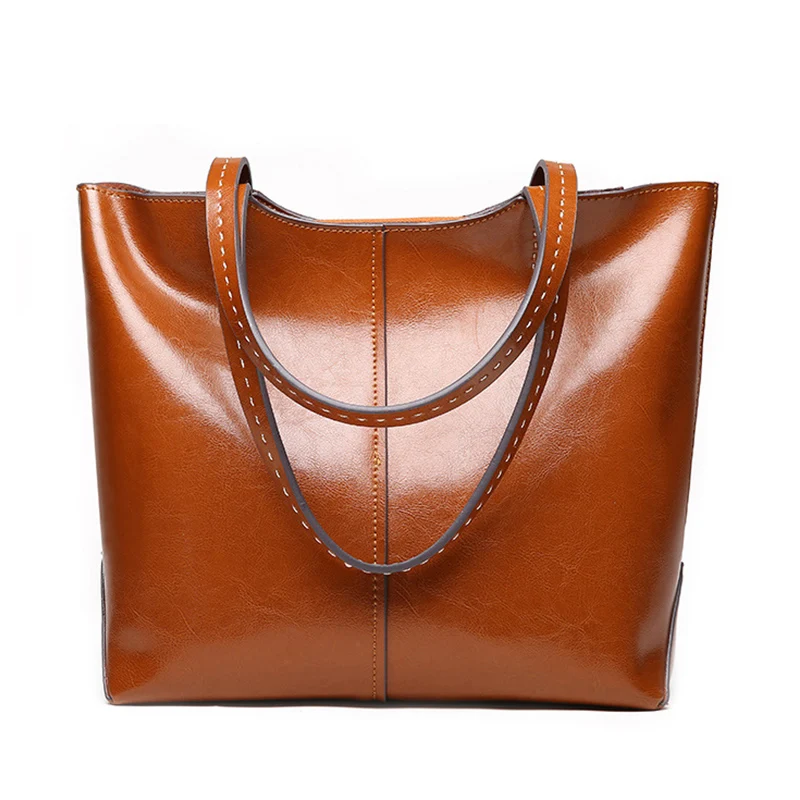 Cow Genuine Leather Ladies Shoulder Bags Big Women Leather Handbags Female Totes Hand Bags Designer Luxury Famous Brand Bag 2022
Cow Genuine Leather Ladies Shoulder Bags Big Women Leather Handbags Female Totes Hand Bags Designer Luxury Famous Brand Bag 2022