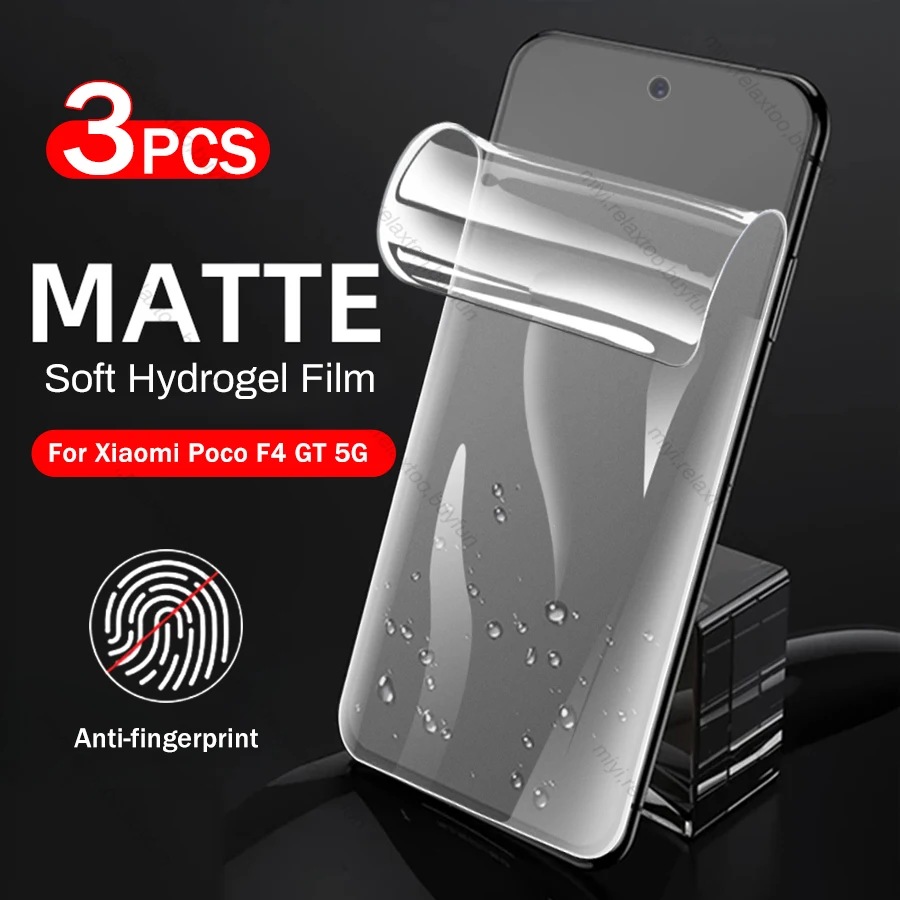3Pcs 9999D Matte Hydrogel Film For Poco F4 GT 5G Frosted Screen Protector Not Glass On Pocof4gt Poko Little F 4 Pocof4 GT 5G NFC
3Pcs 9999D Matte Hydrogel Film For Poco F4 GT 5G Frosted Screen Protector Not Glass On Pocof4gt Poko Little F 4 Pocof4 GT 5G NFC