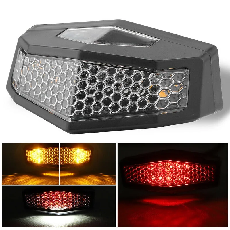 1Pcs Motorcycles LED Turn Signals Brake Stop Light License Plate Integrated Tail Light Motorcycle Accessories
1Pcs Motorcycles LED Turn Signals Brake Stop Light License Plate Integrated Tail Light Motorcycle Accessories