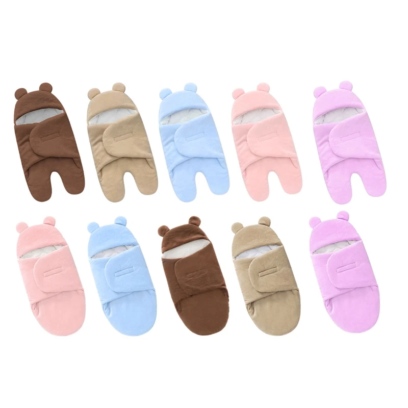 

Newborn Receiving Blanket Soft Baby Wrap Swaddle Blanket Anti-kick Sleeping Bag GXMB