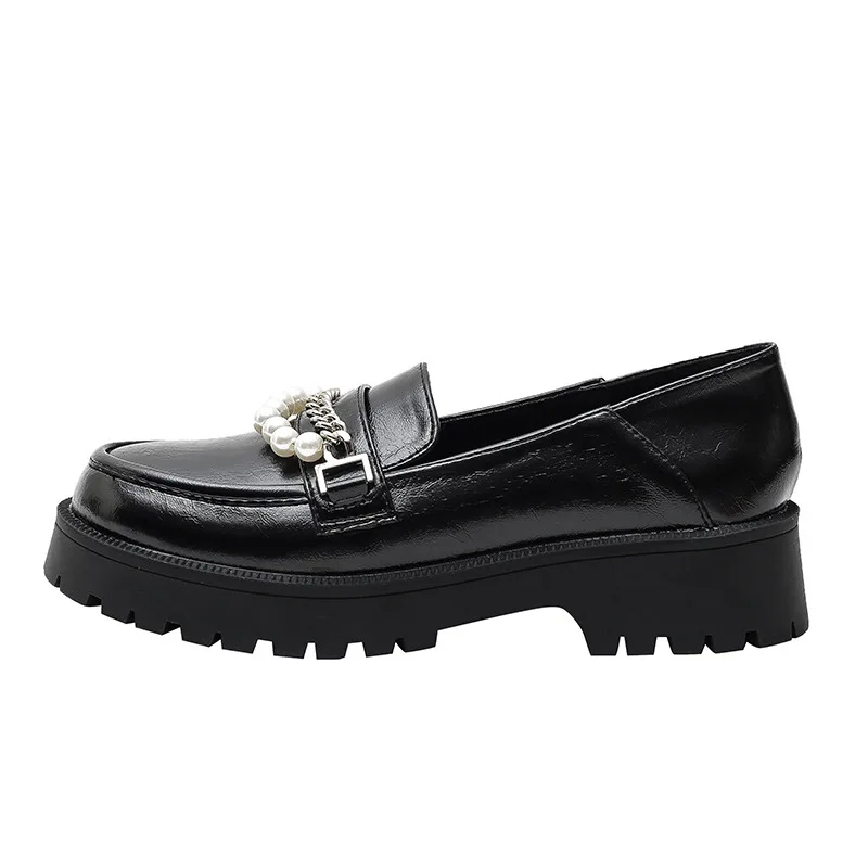 Platform Shoes Women 2022 New Spring Autumn Leather Shoes for Women with High Heels Mary Jane Shoes Woman
Platform Shoes Women 2022 New Spring Autumn Leather Shoes for Women with High Heels Mary Jane Shoes Woman