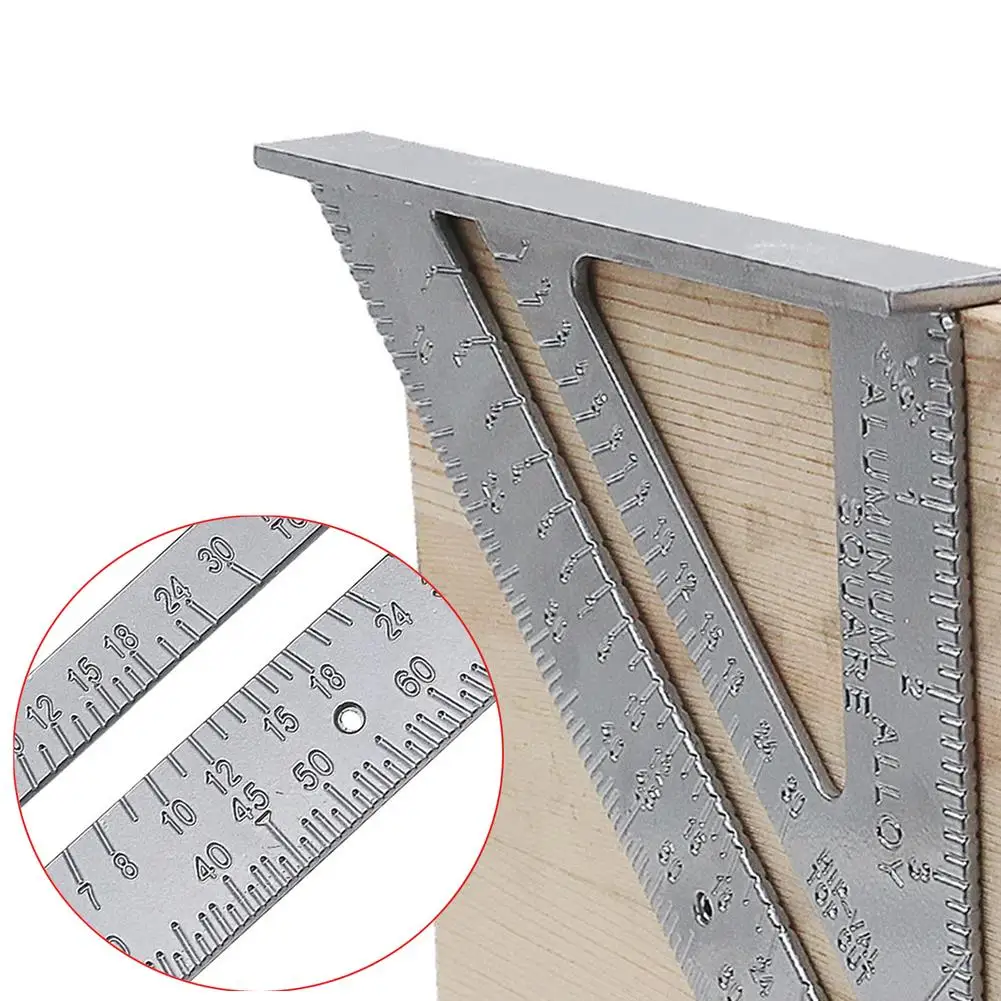 Drawing Tool Triangle Ruler Carpenter Square Speed Square Layout Tool Measurement Tool Triangle Ruler Aluminum Alloy 45° 90°
Drawing Tool Triangle Ruler Carpenter Square Speed Square Layout Tool Measurement Tool Triangle Ruler Aluminum Alloy 45° 90°