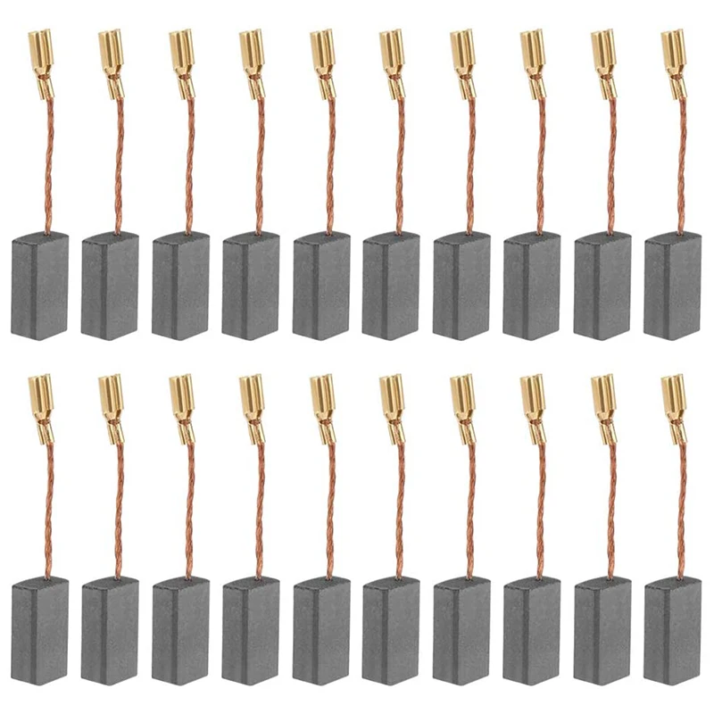 20 Pcs Carbon Motor Brushes, Replacement Angle Grinder Brush For Power Tool Repair Parts
20 Pcs Carbon Motor Brushes, Replacement Angle Grinder Brush For Power Tool Repair Parts