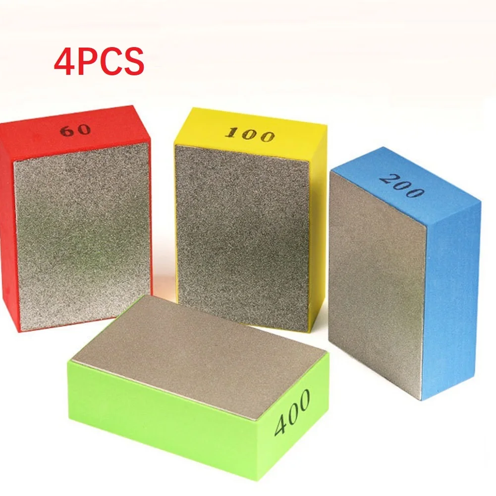 4Pcs Electroplated Diamond Hand Polishing Pads Tile Glass Grinding Block Sanding Disc For Stone Marble Abrasive Tool 60-400#
4Pcs Electroplated Diamond Hand Polishing Pads Tile Glass Grinding Block Sanding Disc For Stone Marble Abrasive Tool 60-400#