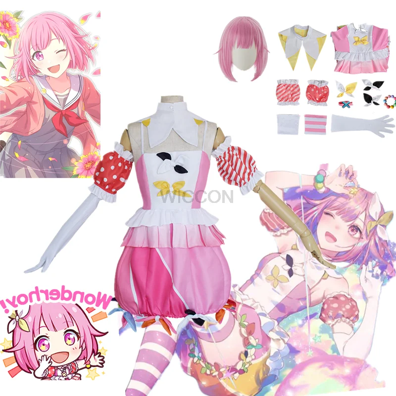 Anime Project Sekai Colorful Stage Ootori Emu Cosplay Emu Dress Women Girl Lolita Dress Wig Halloween Party Roleplay Uniform 
Anime Project Sekai Colorful Stage Ootori Emu Cosplay Emu Dress Women Girl Lolita Dress Wig Halloween Party Roleplay Uniform