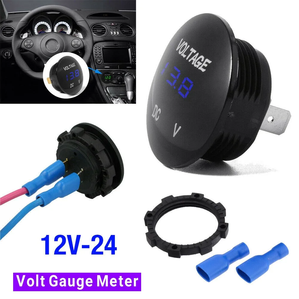 Durable New Useful Motorcycle Digital Led DC12V-24V Display For Motorbike Car Gauge Panel UTV Voltmeter 1PCS ATV
Durable New Useful Motorcycle Digital Led DC12V-24V Display For Motorbike Car Gauge Panel UTV Voltmeter 1PCS ATV