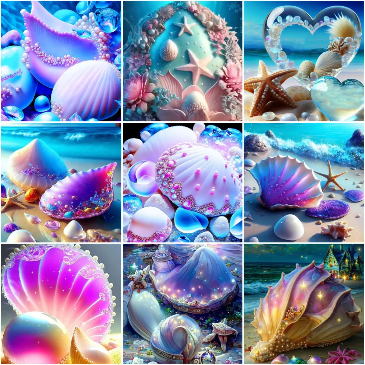 Full AB Square/Round Mosaic Cross Stitch Colorful conch Home Decor Gift 5D DIY Diamond Painting Diamond Embroidery
Full AB Square/Round Mosaic Cross Stitch Colorful conch Home Decor Gift 5D DIY Diamond Painting Diamond Embroidery