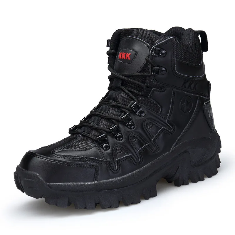 Men's Hiking Shoes Autumn New High Top Outdoor Combat Boots High Quality Male Military Army Hunting Work Boots Causal Shoes
Men's Hiking Shoes Autumn New High Top Outdoor Combat Boots High Quality Male Military Army Hunting Work Boots Causal Shoes