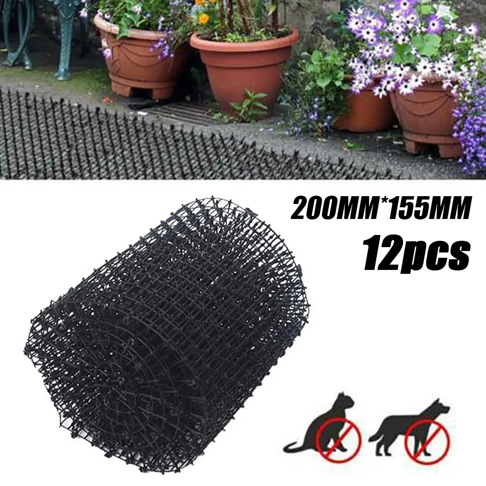 12PCS 200x155MM Garden Anti Cat Dogs Repellent Mat Prickle Strips Safe Plastic Spike Thorn Cat Crates Gates Containment
12PCS 200x155MM Garden Anti Cat Dogs Repellent Mat Prickle Strips Safe Plastic Spike Thorn Cat Crates Gates Containment