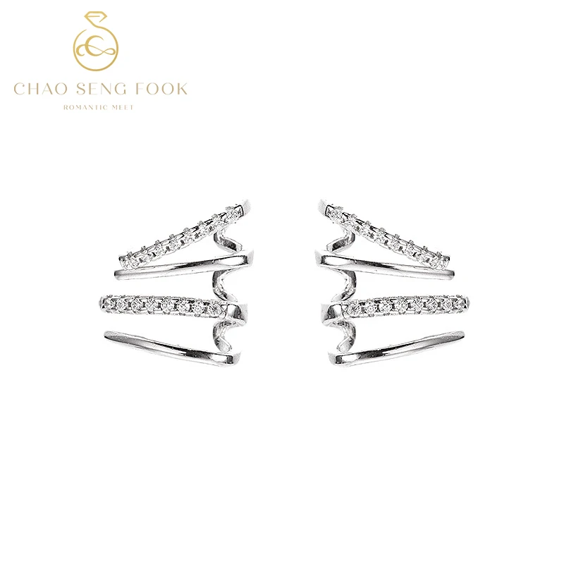 Multi-layer Earrings Women Chao SengFook Exquisite Four-Prong Setting Gold Color Fashion Jewelry Lightweight Gifts For Girls
Multi-layer Earrings Women Chao SengFook Exquisite Four-Prong Setting Gold Color Fashion Jewelry Lightweight Gifts For Girls