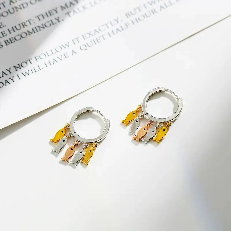 Cocosily S925 Sterling Silver Fish Ear Buckle Ring Earrings For Women Fashionable Platinum Exquisite Versatile Fashion Jewelry
Cocosily S925 Sterling Silver Fish Ear Buckle Ring Earrings For Women Fashionable Platinum Exquisite Versatile Fashion Jewelry