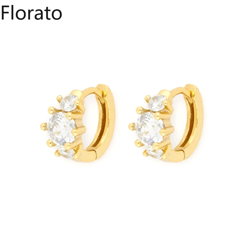 925 Sterling Silver Ear Needle Hoop Earrings For Women Exquisite versatile Crystal Zircon Huggies Earring Birthday Party Jewelry
925 Sterling Silver Ear Needle Hoop Earrings For Women Exquisite versatile Crystal Zircon Huggies Earring Birthday Party Jewelry