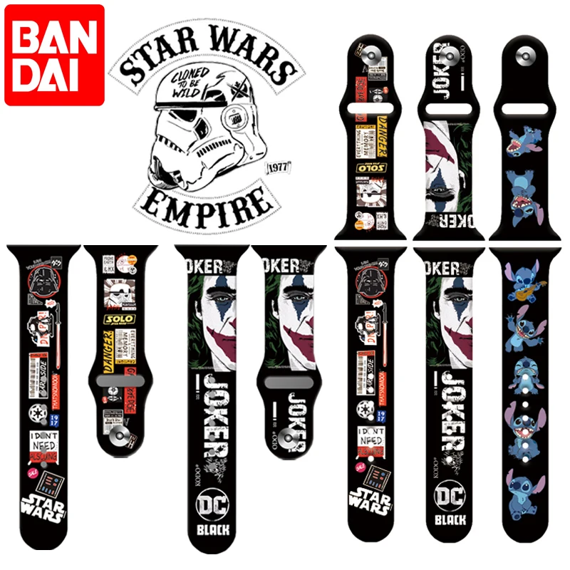 Star Wars Joker Stitch Silicone Strap for Apple Watch Band 41mm 45mm 44mm 42mm 40mm 38mm Bracelet For iWatch SE 7 6 5 4 3 2 1
Star Wars Joker Stitch Silicone Strap for Apple Watch Band 41mm 45mm 44mm 42mm 40mm 38mm Bracelet For iWatch SE 7 6 5 4 3 2 1