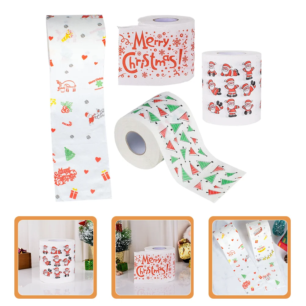 Paper Toilet Christmas Tissue Funny Napkin Holiday Rolls Roll Merry Party Decoration Santa Tissues Printed Xmas Kitchen Prints
Paper Toilet Christmas Tissue Funny Napkin Holiday Rolls Roll Merry Party Decoration Santa Tissues Printed Xmas Kitchen Prints