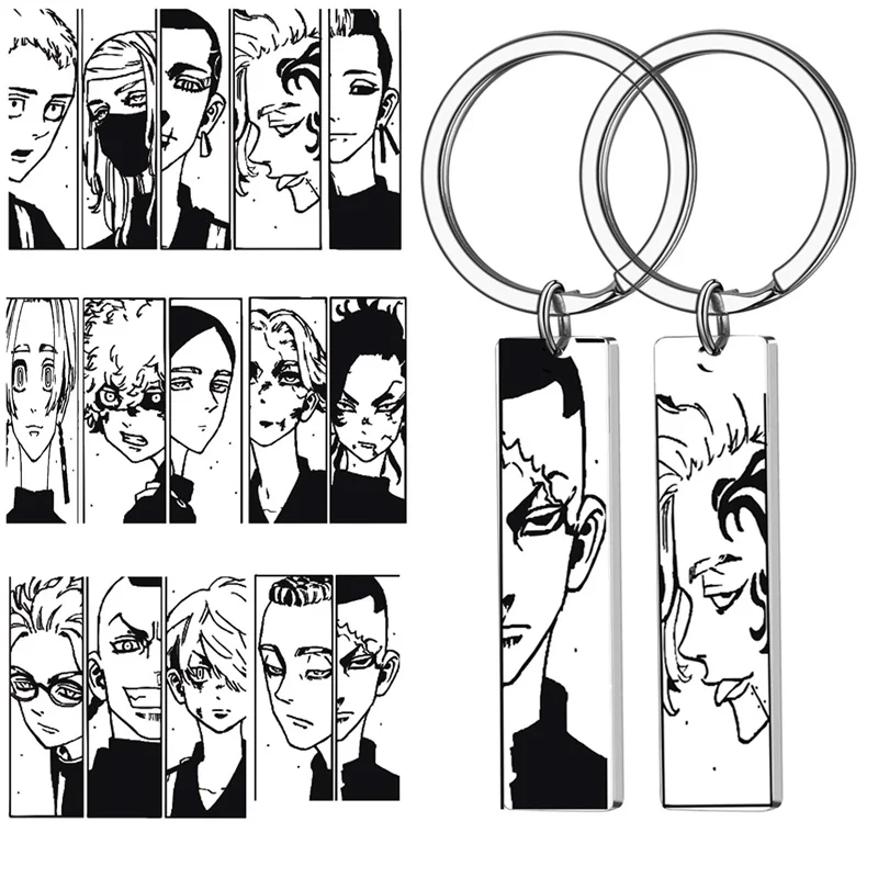 Anime Tokyo Revengers Diy Keyrings Stainless Steel Manjiro Ken Atsushi Chibi Keychain Fashion Car Bag Key Chains Pendant Gift 
Anime Tokyo Revengers Diy Keyrings Stainless Steel Manjiro Ken Atsushi Chibi Keychain Fashion Car Bag Key Chains Pendant Gift