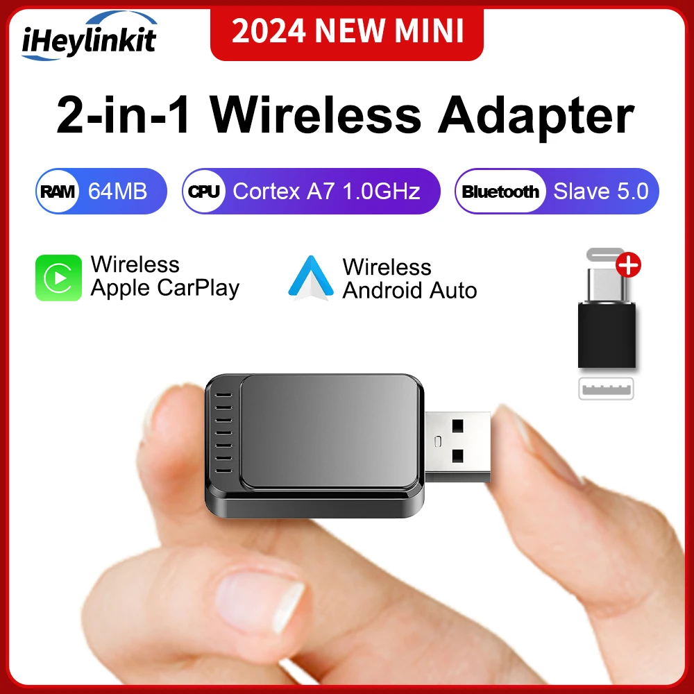 iHeylinkit 2in1 Ai Box Автомобильные интеллектуальные системы Беспроводной CarPlay Dongle Беспроводной Android Auto адаптер для автомобиля с проводным CarPlay
iHeylinkit 2in1 Ai Box Автомобильные интеллектуальные системы Беспроводной CarPlay Dongle Беспроводной Android Auto адаптер для автомобиля с проводным CarPlay