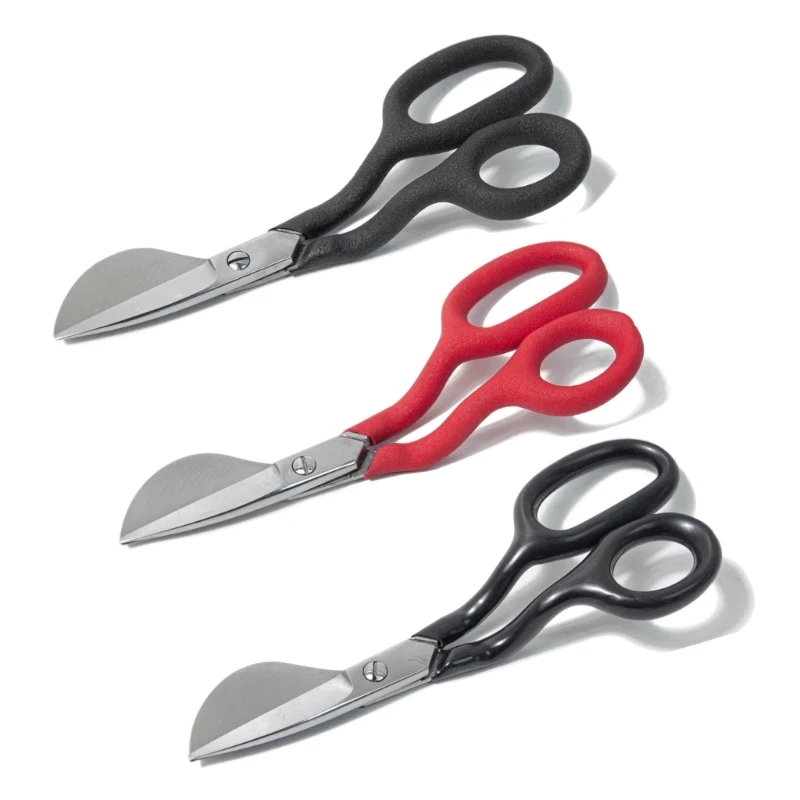 

C63B 7-дюймовые ножницы для коврового ворса, ножницы с наконечником «утконос», эргономичная ручка, ножницы для коврового ворса