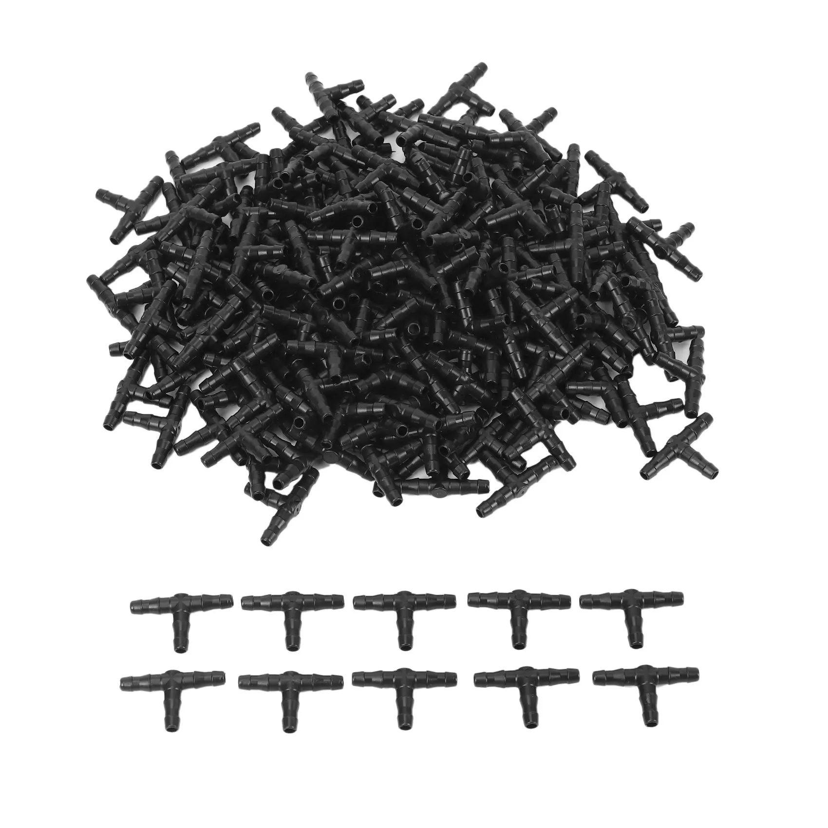 200Pcs 1/4 Inch Universal Barbed Tee Fittings Drip Irrigation Barbed Connectors for 1/4 inch Water Hose Connectors
200Pcs 1/4 Inch Universal Barbed Tee Fittings Drip Irrigation Barbed Connectors for 1/4 inch Water Hose Connectors