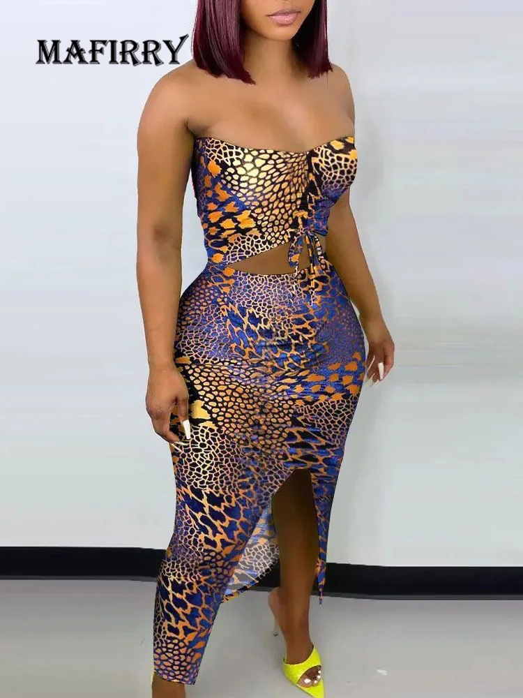 Women Vintage Print Leopard Skirt Two Piece Set Sexy Tops Midi Skirt Matching Slim Suit Summer Female Beach Casual Skinny Outfit
Women Vintage Print Leopard Skirt Two Piece Set Sexy Tops Midi Skirt Matching Slim Suit Summer Female Beach Casual Skinny Outfit
