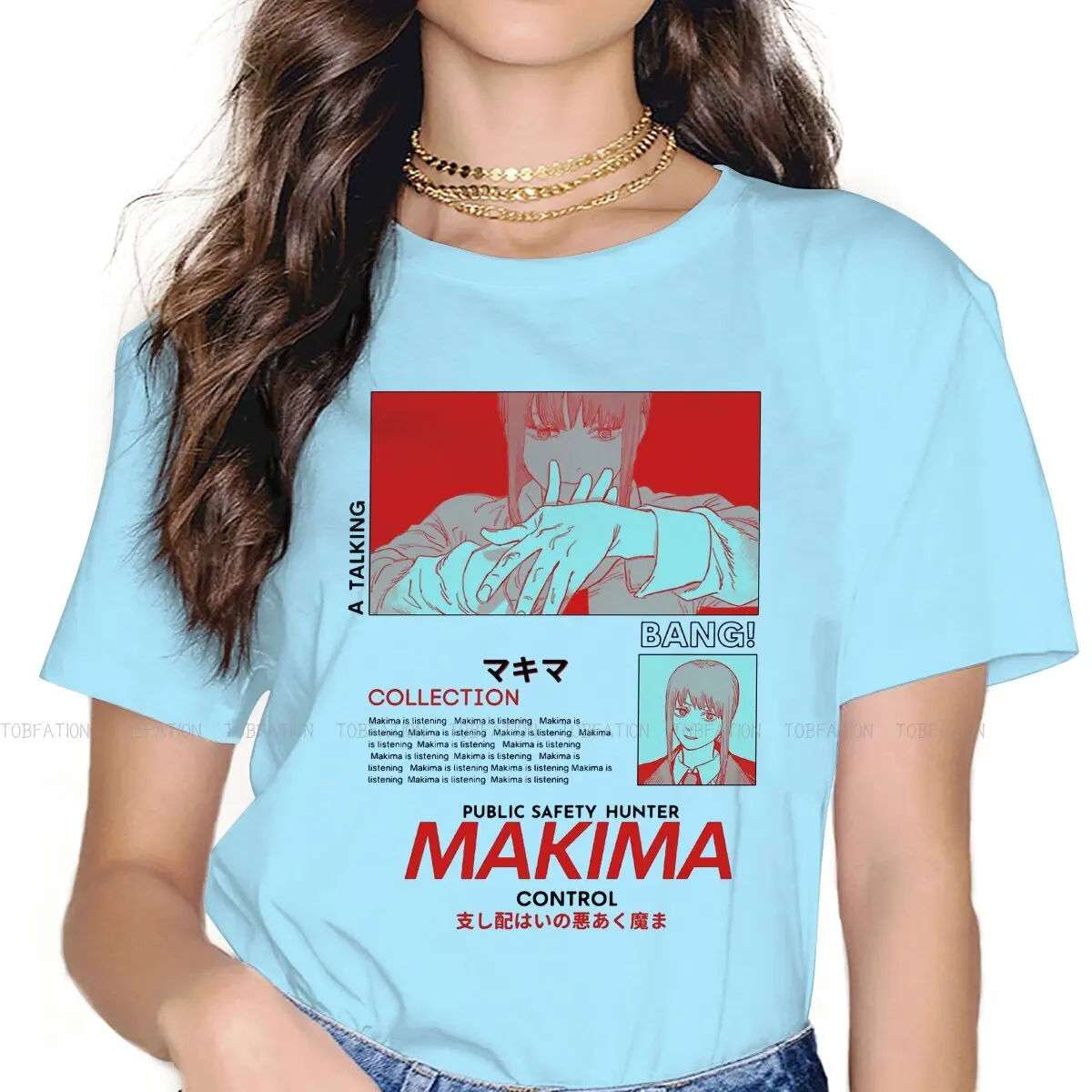 Makima Красная футболка в стиле хип-хоп с Бензопилой Мужская комиксная фантазия крови Боевая уличная одежда Повседневная футболка женская фут...
Makima Красная футболка в стиле хип-хоп с Бензопилой Мужская комиксная фантазия крови Боевая уличная одежда Повседневная футболка женская фут...