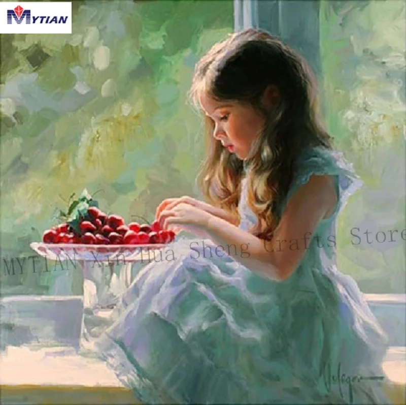 MYTIAN DIY Diamond Painting Little Girl Cherry 5D Diamond Embroidery Angels Baby Cross Stitch 3D Diamond Mosaic Home Decor Gift
MYTIAN DIY Diamond Painting Little Girl Cherry 5D Diamond Embroidery Angels Baby Cross Stitch 3D Diamond Mosaic Home Decor Gift
