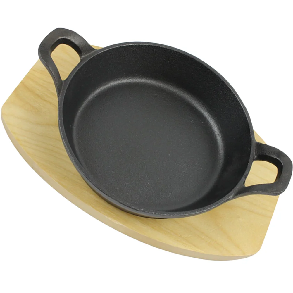 Pan Steak Plate Grill Frying Sizzling Egg Japanese Kitchen Pancake Fajita Skillet Stovetop Tray Breakfast Cooking Double Handle
Pan Steak Plate Grill Frying Sizzling Egg Japanese Kitchen Pancake Fajita Skillet Stovetop Tray Breakfast Cooking Double Handle