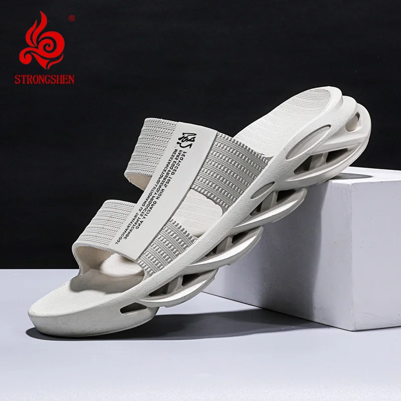 STRONGSHEN Summer Men Slippers Slides Slide Slipper Summer Blade Shoes Home House Outdoor Beach Room Homme Slipers Soft Shoes
STRONGSHEN Summer Men Slippers Slides Slide Slipper Summer Blade Shoes Home House Outdoor Beach Room Homme Slipers Soft Shoes