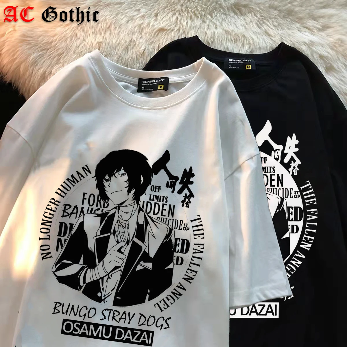 Japanese Anime Bungou Stray Dogs T Shirt Women Kawaii Cartoon Osamu Dazai Graphic Tees Unisex Harajuku Tops Tee Female T-shirt
Japanese Anime Bungou Stray Dogs T Shirt Women Kawaii Cartoon Osamu Dazai Graphic Tees Unisex Harajuku Tops Tee Female T-shirt