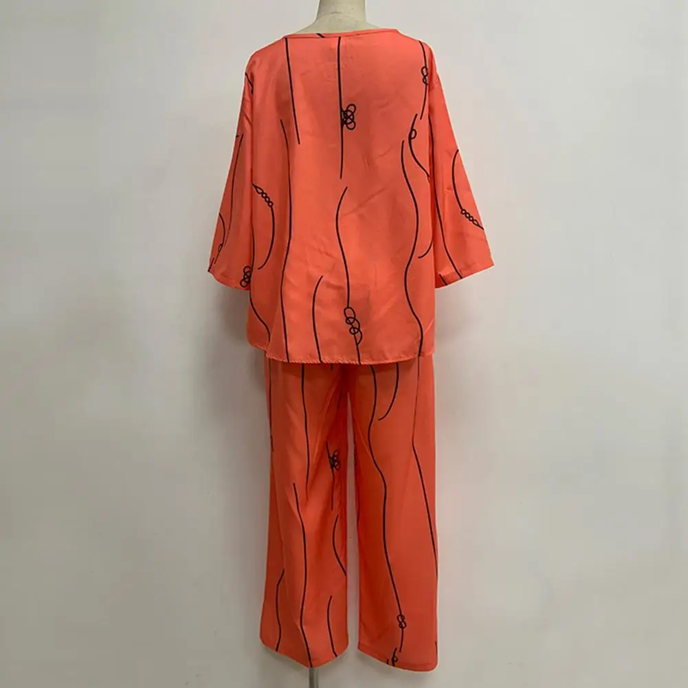 2 Pcs/Set Trendy Wide Leg Stretchy Waist Women Tops Pants Suit T-shirt Trousers Suit Leisure Elastic Waist
2 Pcs/Set Trendy Wide Leg Stretchy Waist Women Tops Pants Suit T-shirt Trousers Suit Leisure Elastic Waist