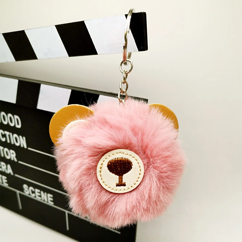 Cute bear hair ball keychain PU material plush imitation rex rabbit keychain pendant keychain wholesale
Cute bear hair ball keychain PU material plush imitation rex rabbit keychain pendant keychain wholesale