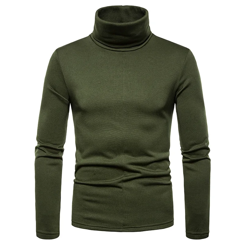 Spring New Men's Casual T-Shirts Solid Color Super Neck Micro-bomb Plus Size Long Sleeves Bottoming T-Shirts Men
Spring New Men's Casual T-Shirts Solid Color Super Neck Micro-bomb Plus Size Long Sleeves Bottoming T-Shirts Men