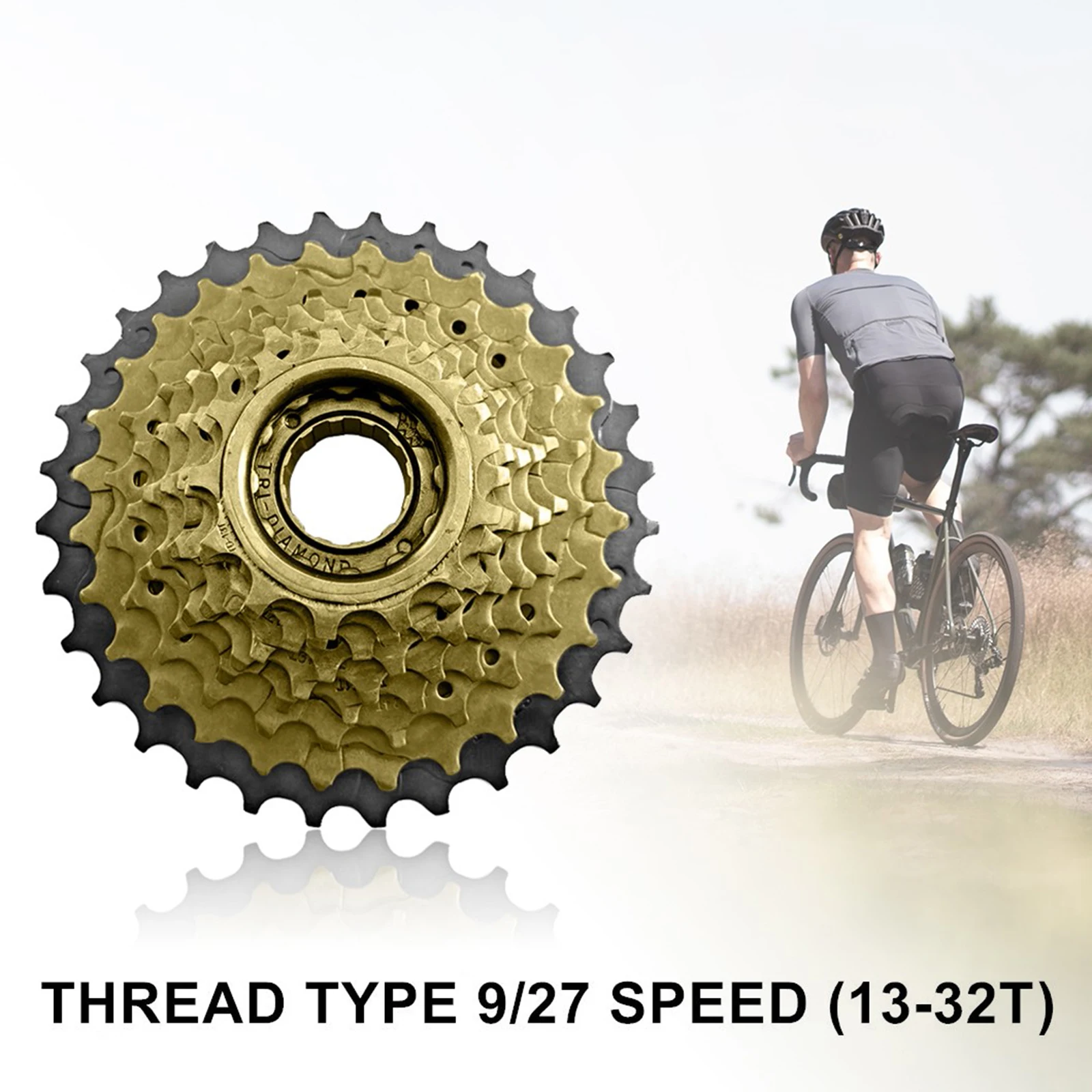 Flywheel Bike Cassette Road Bike Rotary Thread Type Universal 10 Speed Freehub Body 9 Speed Fit 32T Cogs Sprocket
Flywheel Bike Cassette Road Bike Rotary Thread Type Universal 10 Speed Freehub Body 9 Speed Fit 32T Cogs Sprocket